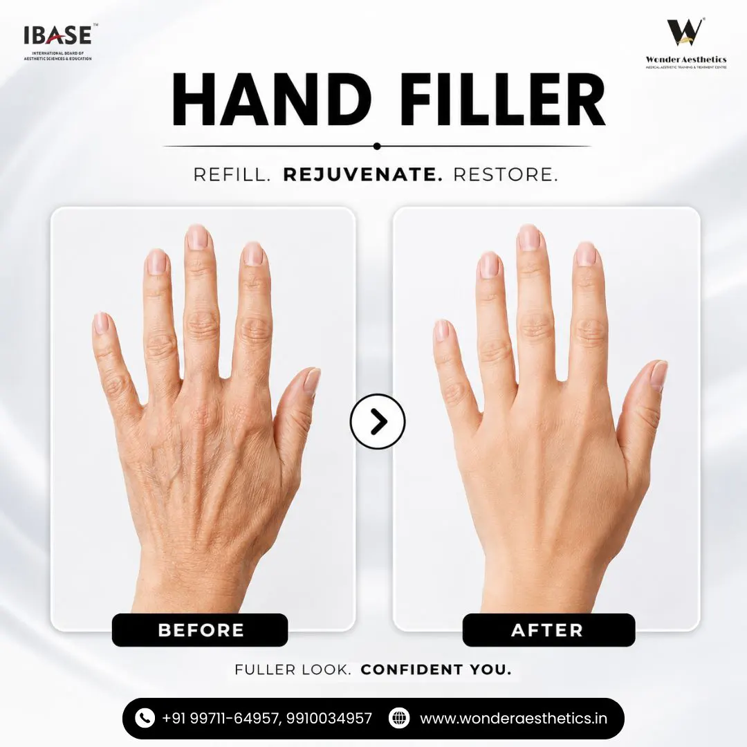 Dermal Fillers for Hands in Delhi – Restore Youthful Hands with Wonder Aesthetics