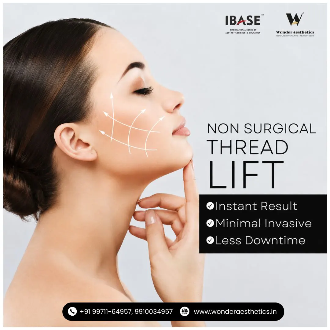 Non Surgical Thread Lift in Delhi – Lift & Rejuvenate Your Face Naturally with Wonder Aesthetics