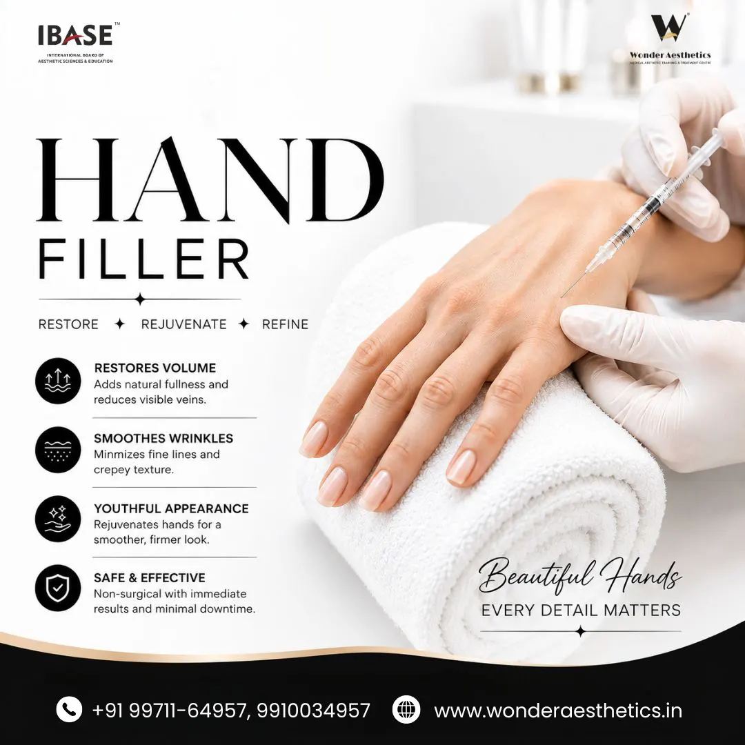 Fillers for Hands in Delhi: Treatment, Benefits, Process & Training